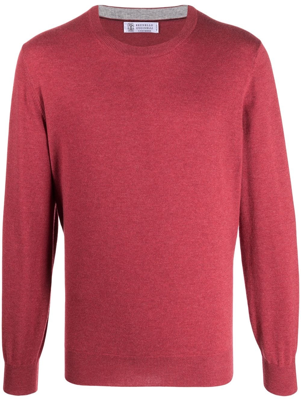 crewneck cashmere jumper - 1