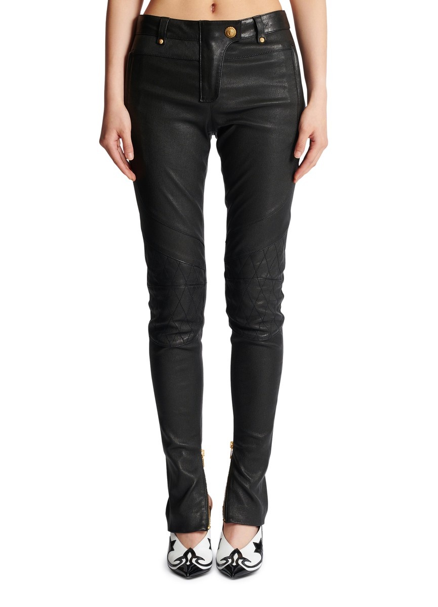 Stretch Leather Pants - 2