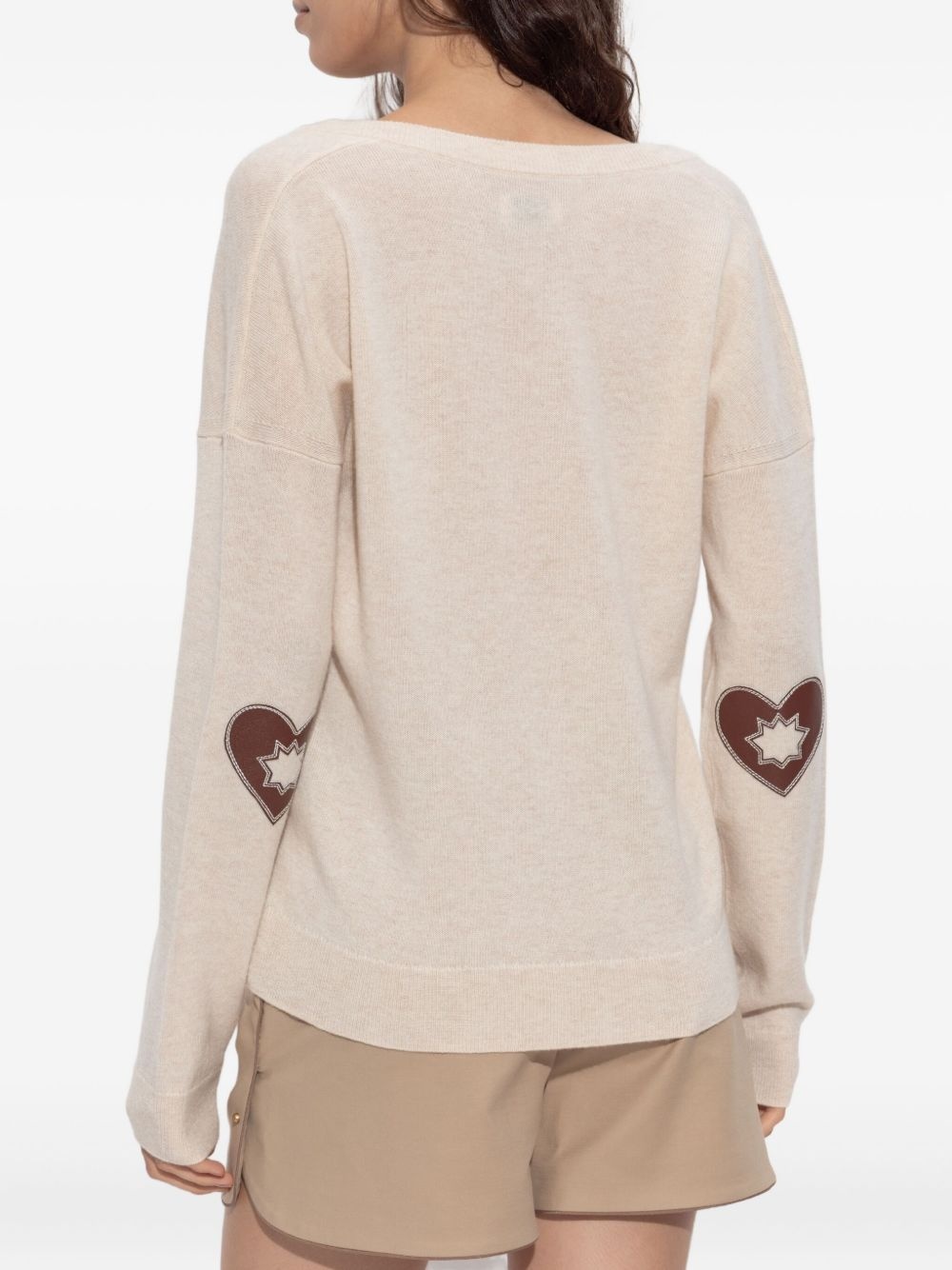 v-neck sweater - 4