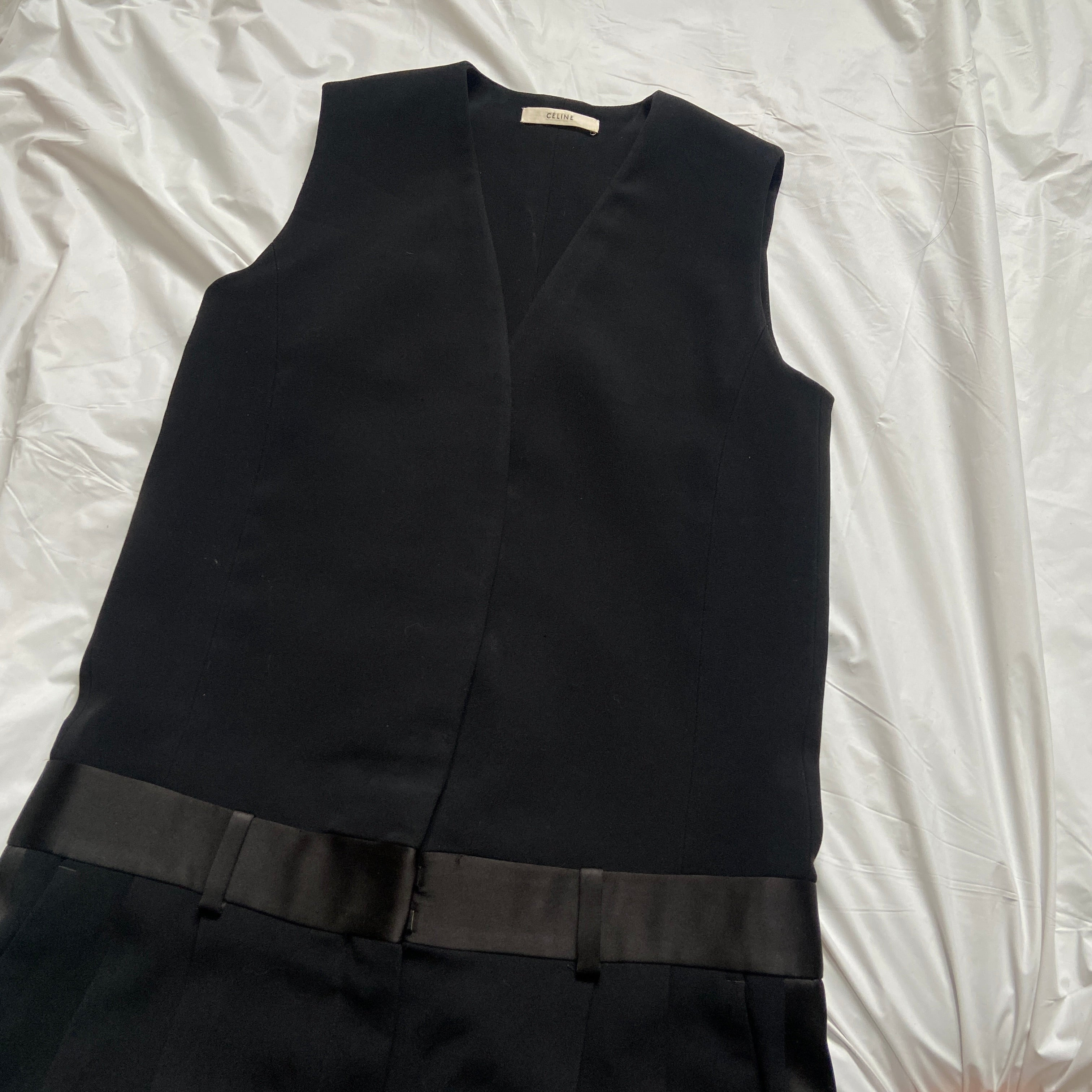 Céline - Céline 2011 phoebe tuxedo jumpsuit 34 - 7