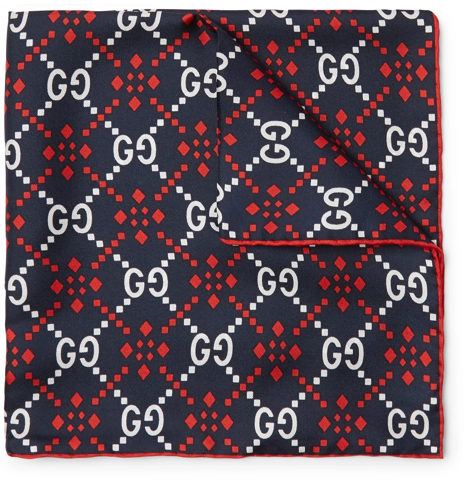 Printed Silk-Twill Pocket Square - 9