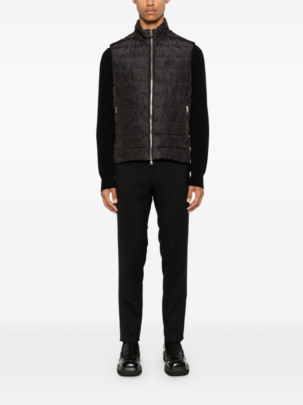 signature Pegaso-embroidered gilet - 2