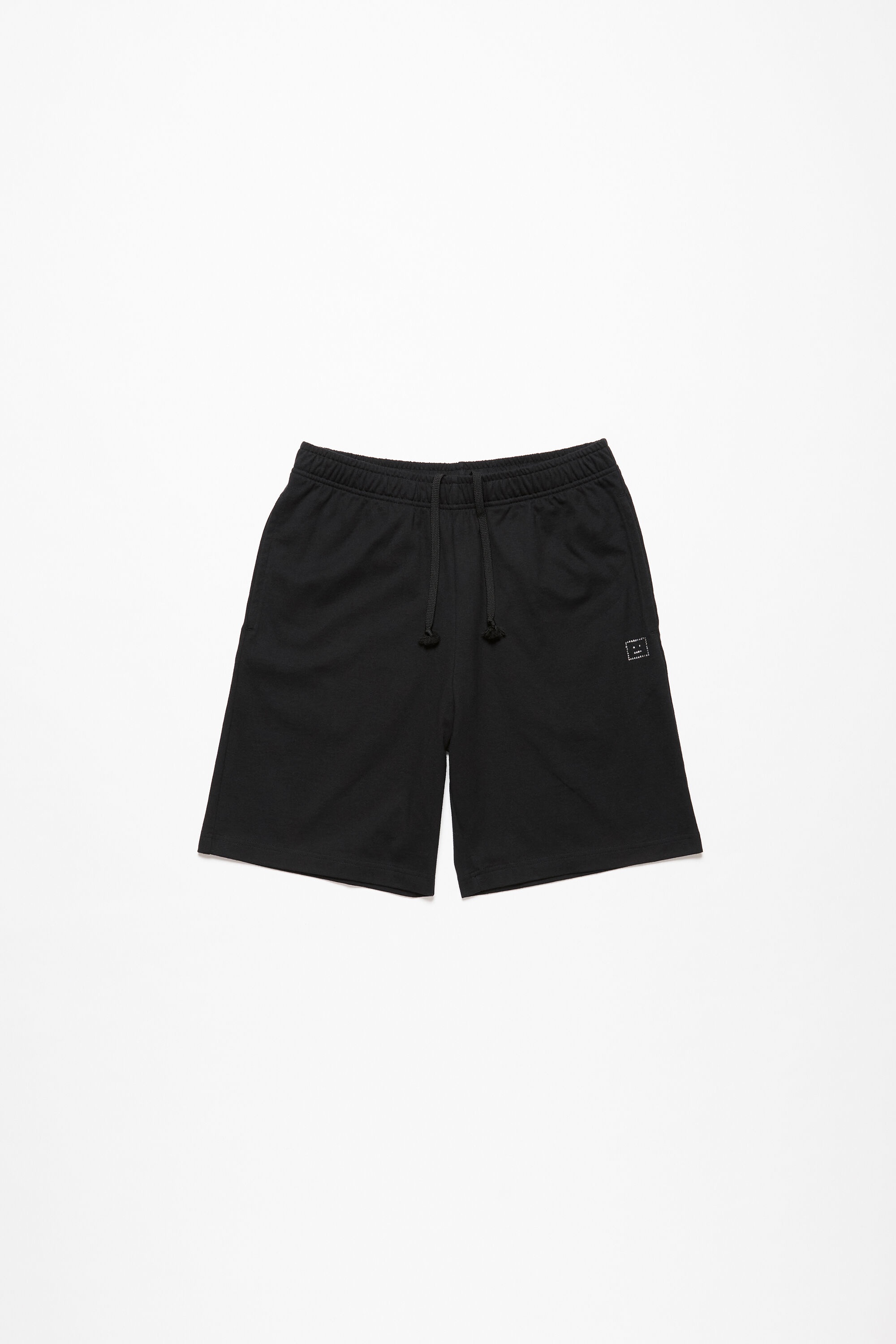 Printed sweat shorts - Black - 6