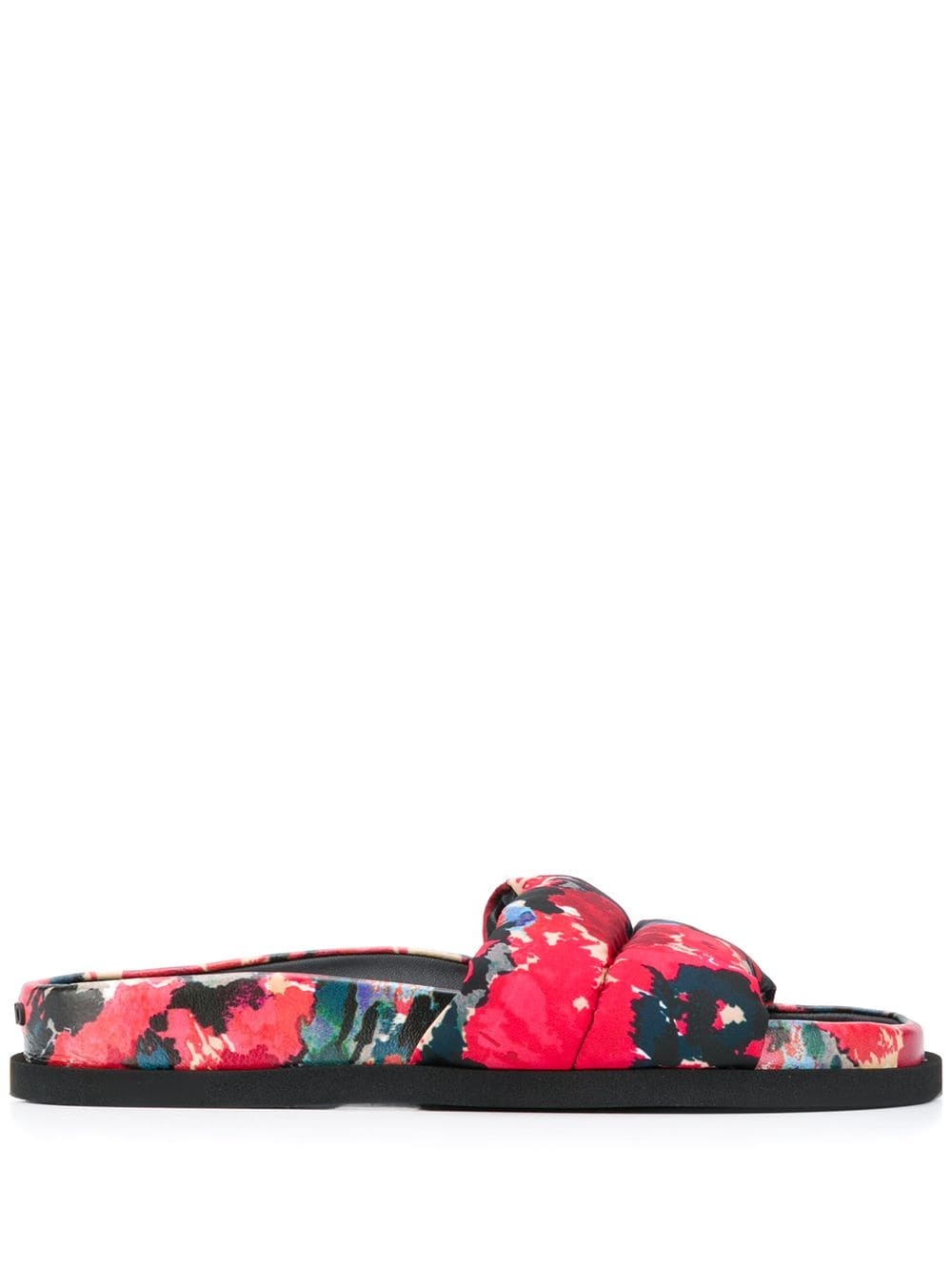 floral print sliders - 1