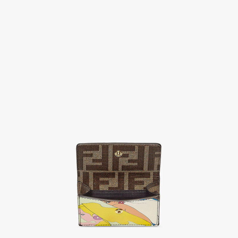 FENDI Compact Fendi Roma tri-fold wallet, with large internal compartment for banknotes, three concealed c outlook
