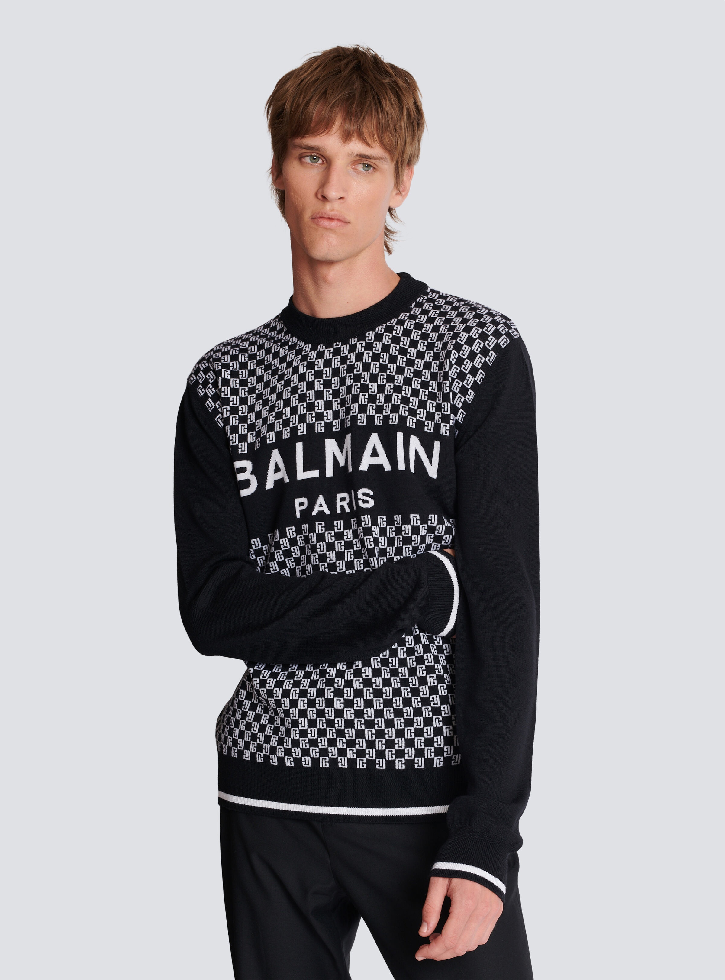 Balmain mini monogram jumper - 6