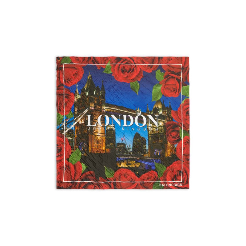 London Scarf  in Indigo 1