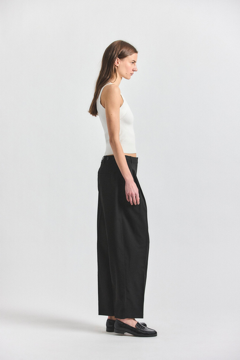 ASHER PLEATED SUITING TROUSER 4