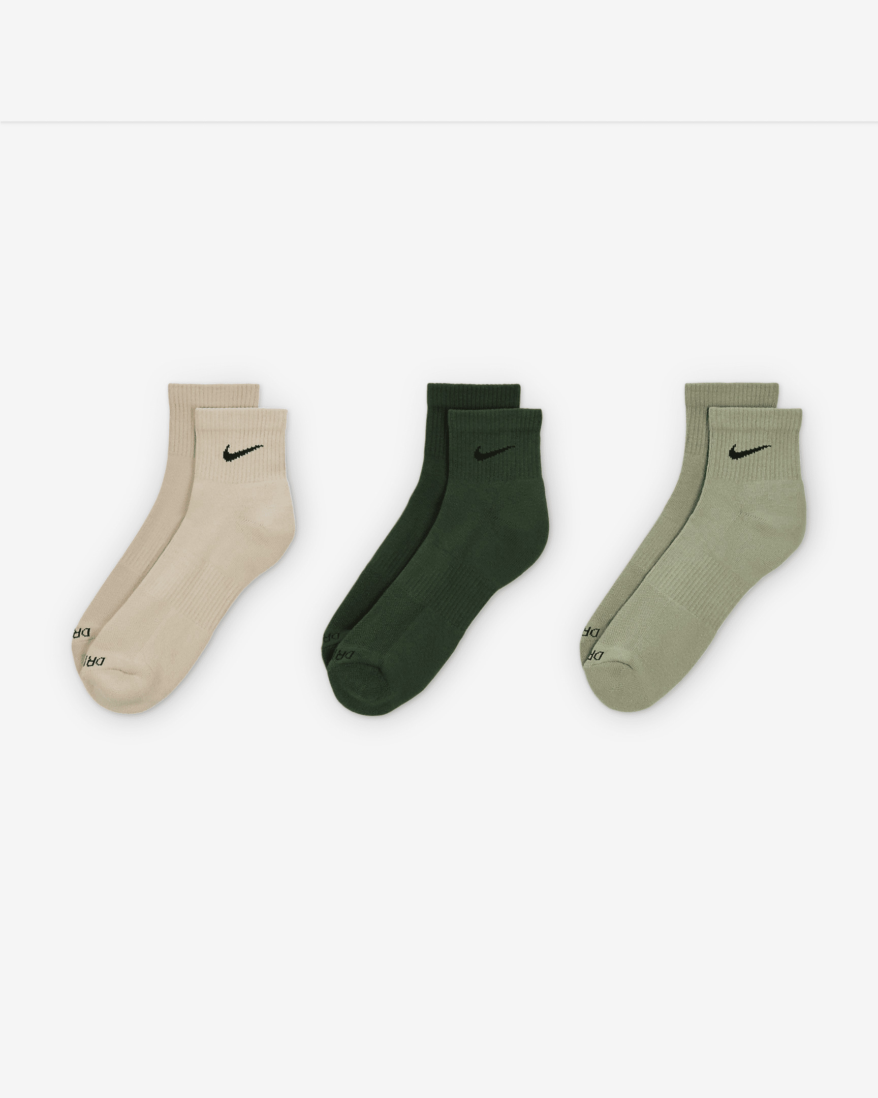 Nike Everyday Plus Cushioned Training Ankle Socks (3 Pairs) - 2