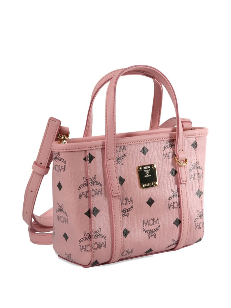 MCM monogram logo-plaque tote bag outlook