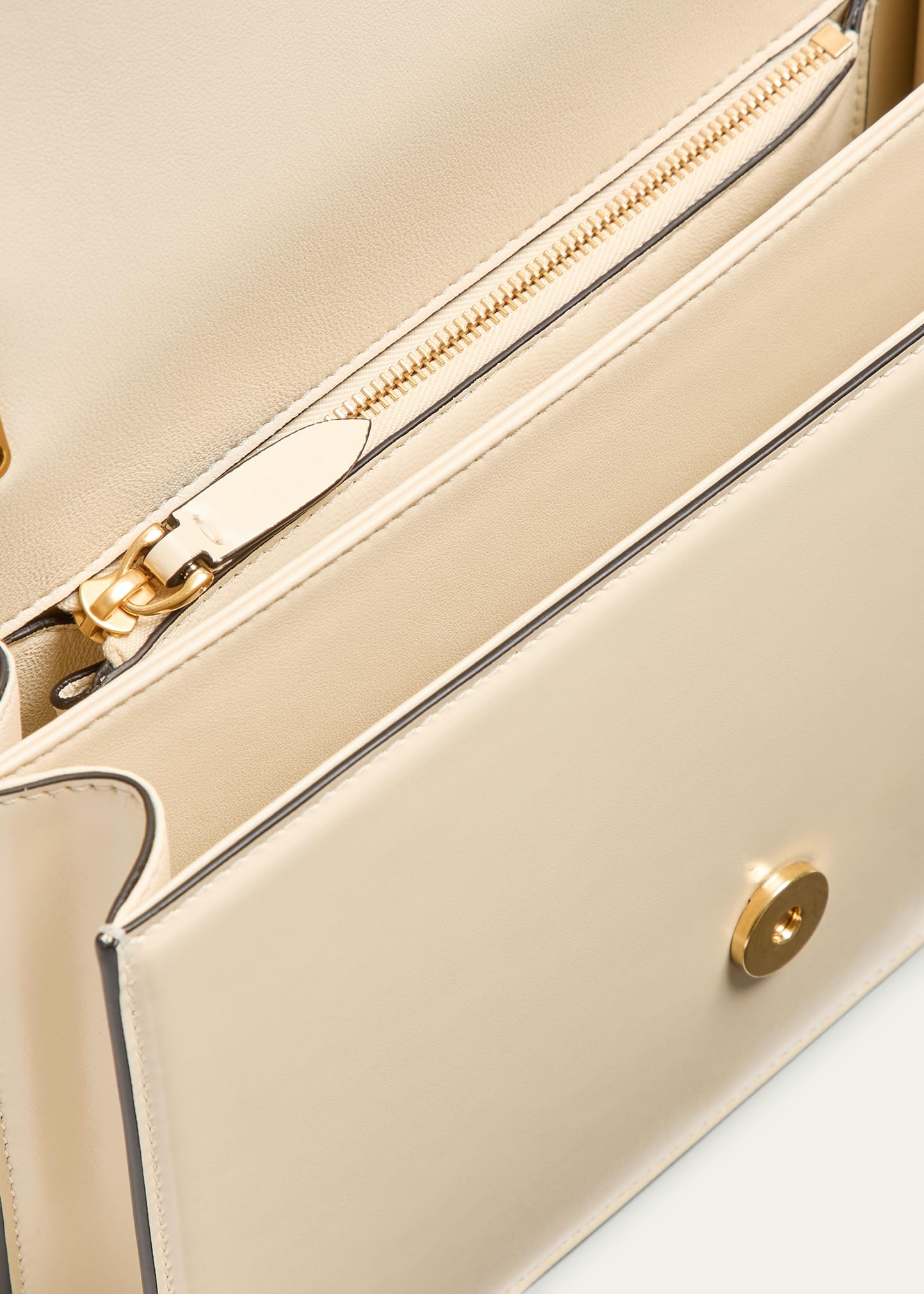 Vain Flap Leather Chain Shoulder Bag - 4