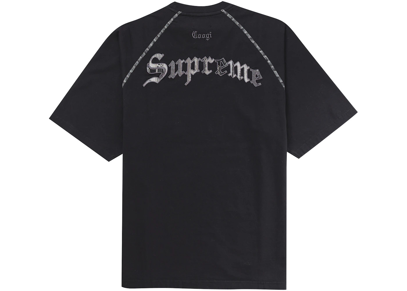 Supreme Coogi Raglan S/S Top Black - 2