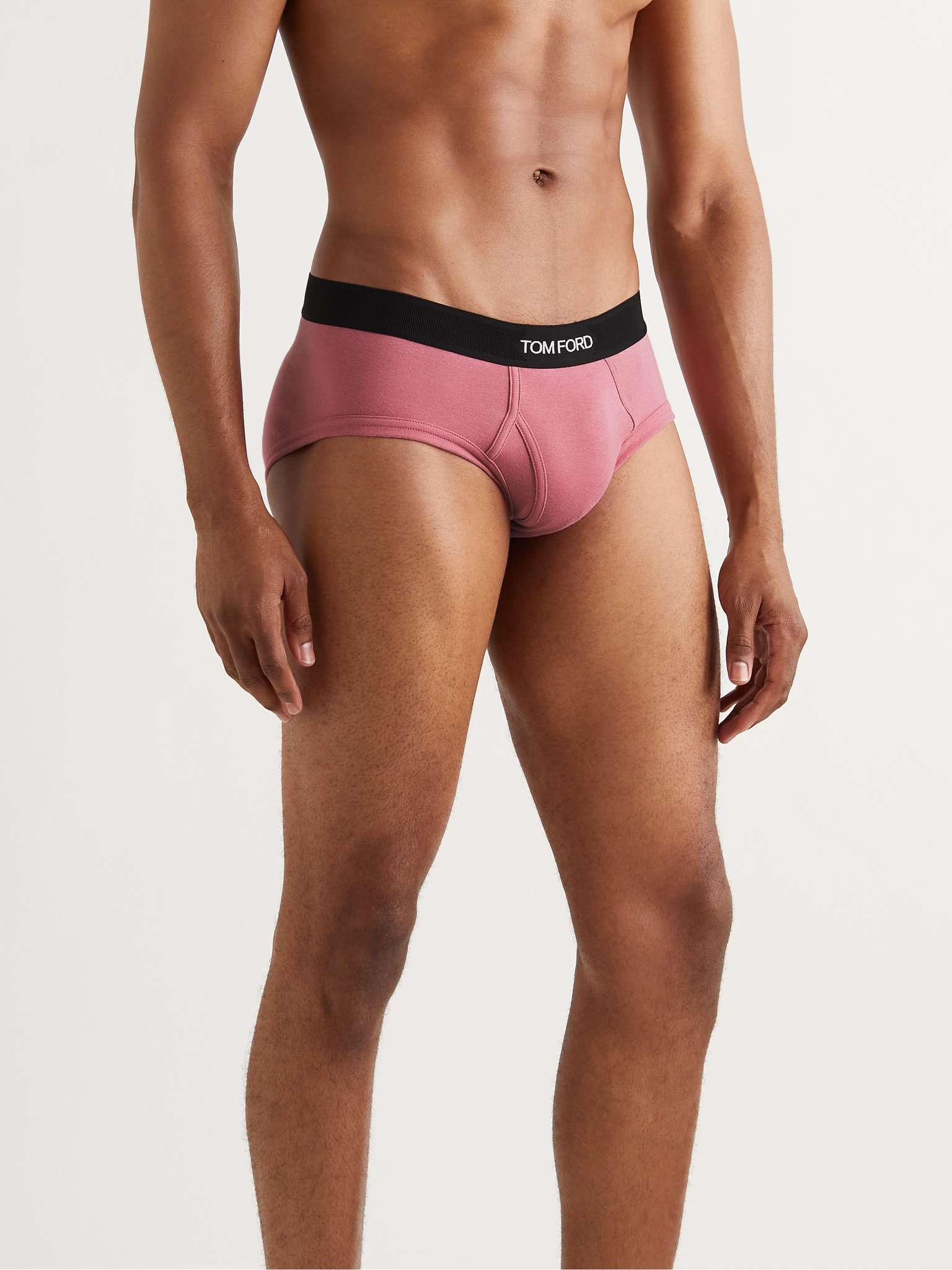 Stretch-Cotton Jersey Briefs - 2