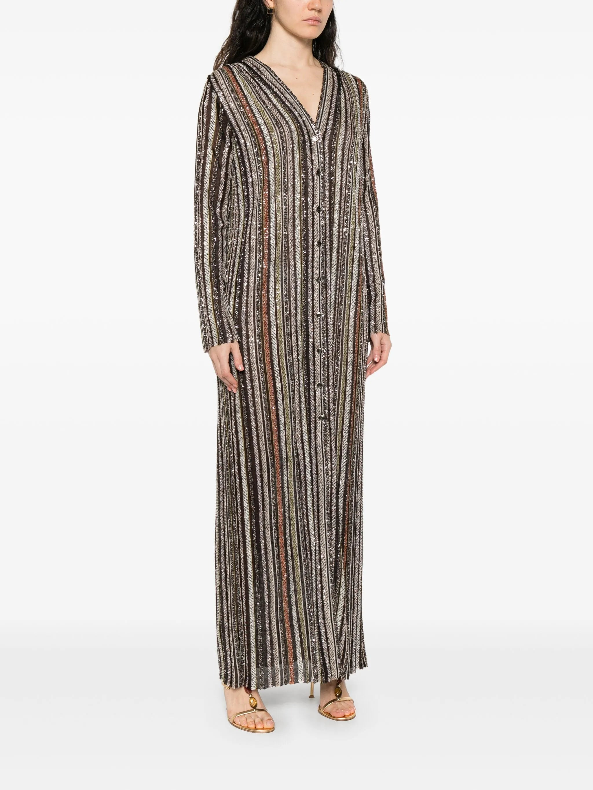 Missoni Sequin-striped Coat - 5