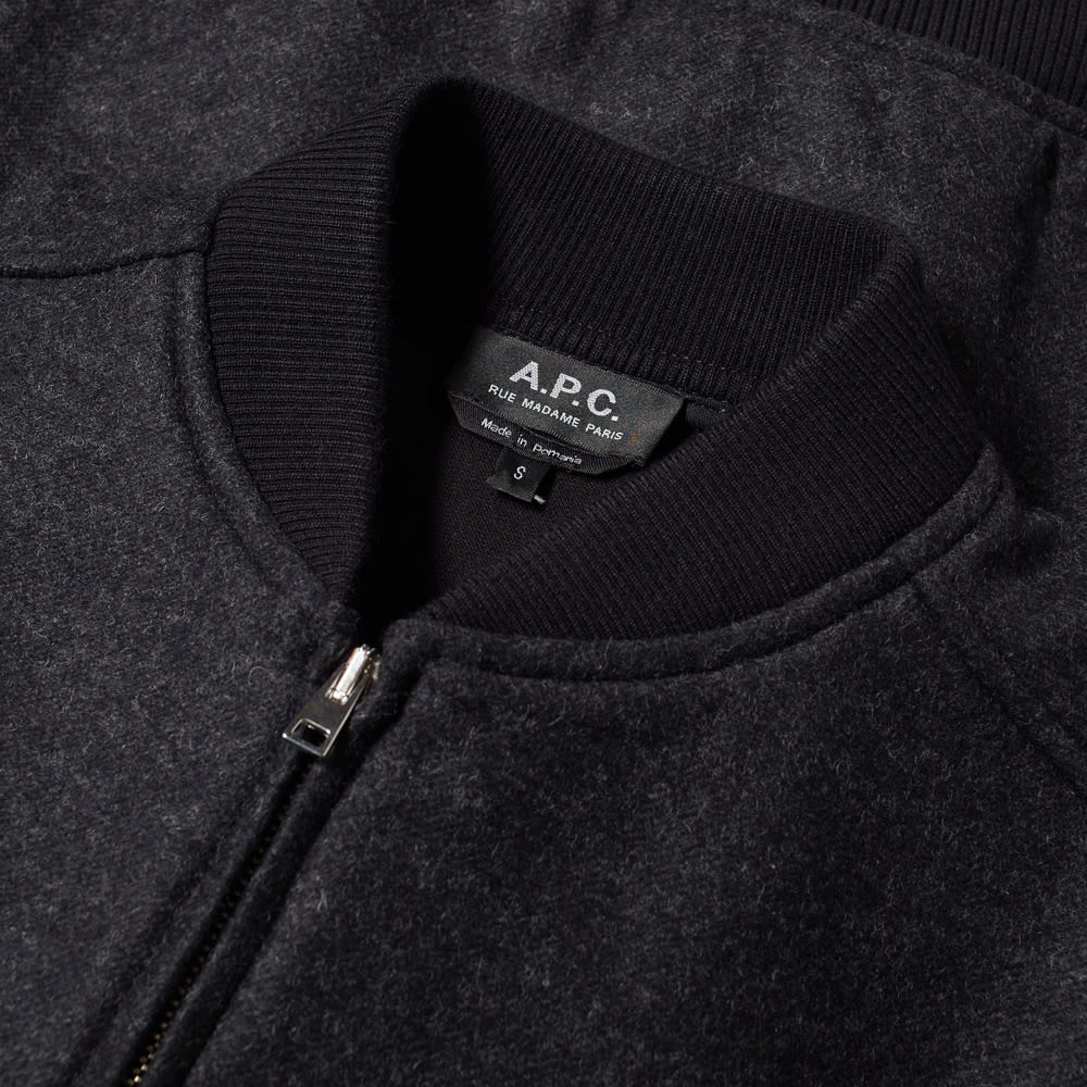 A.P.C. Mathieu Bonded Bomber Jacket - 3