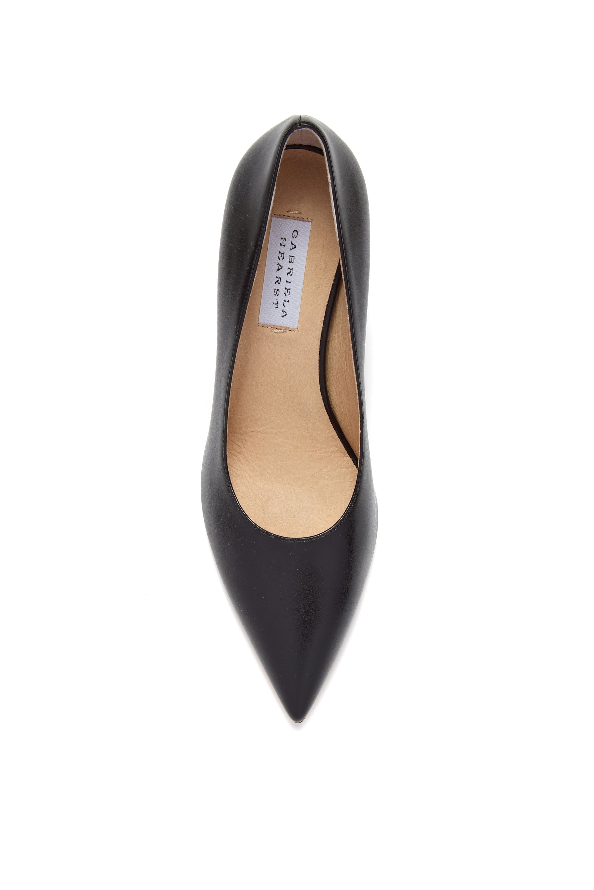 Edwina High Heel Stiletto Pump in Black Soft Leather - 4