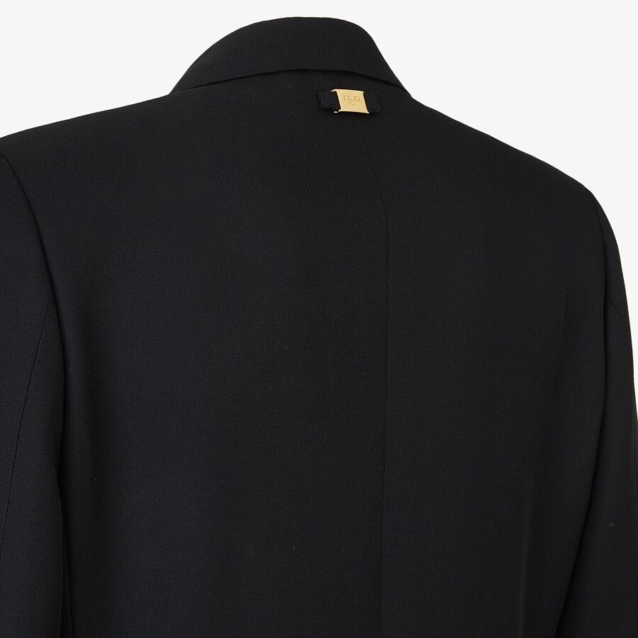 Black wool blazer - 3