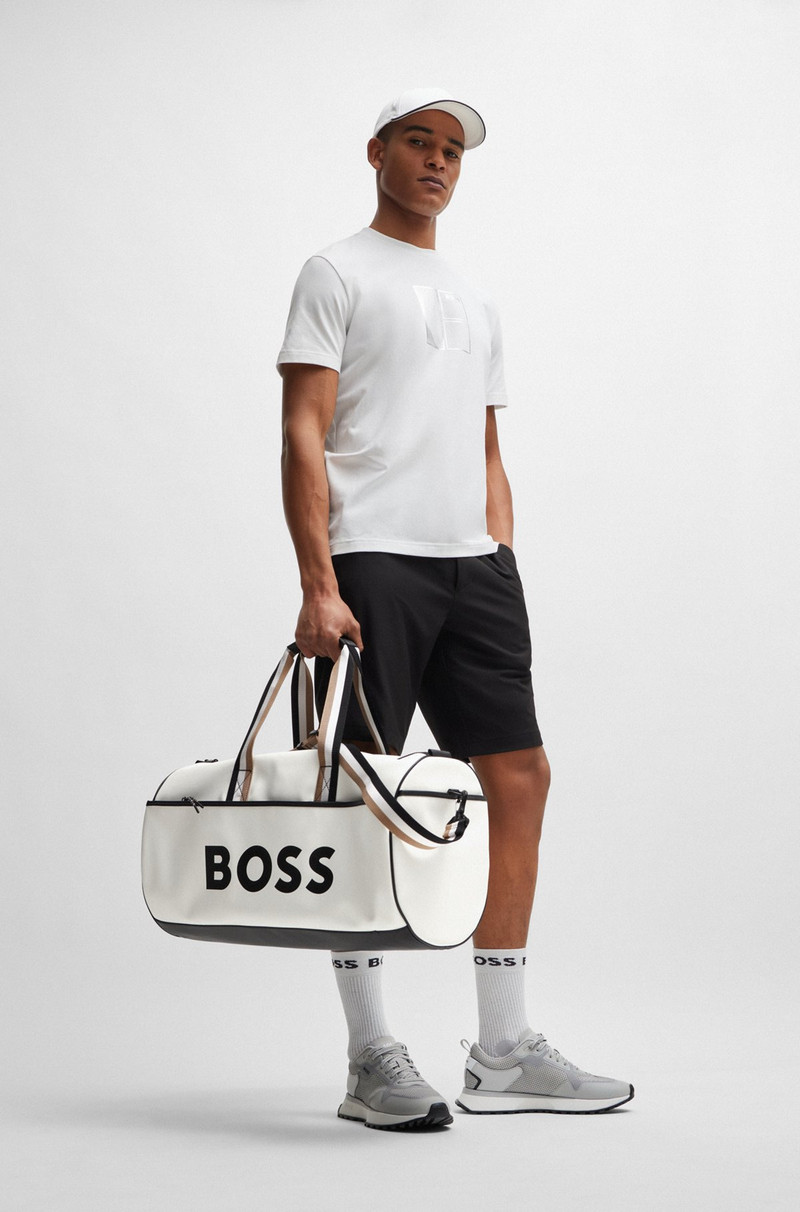 BOSS BOSS X MATTEO BERRETTINI  FAUX-LEATHER HOLDALL WITH CONTRAST LOGO outlook