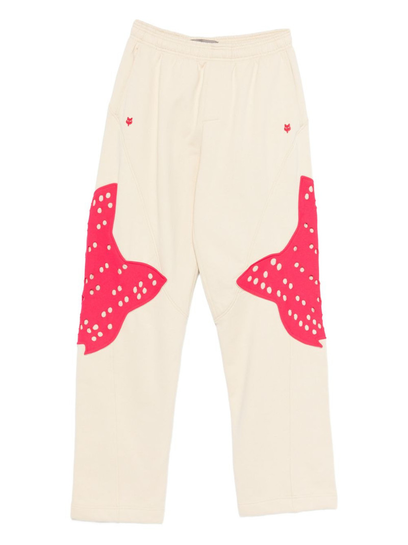 x Fox Lab perforated fox fleece joggers 1