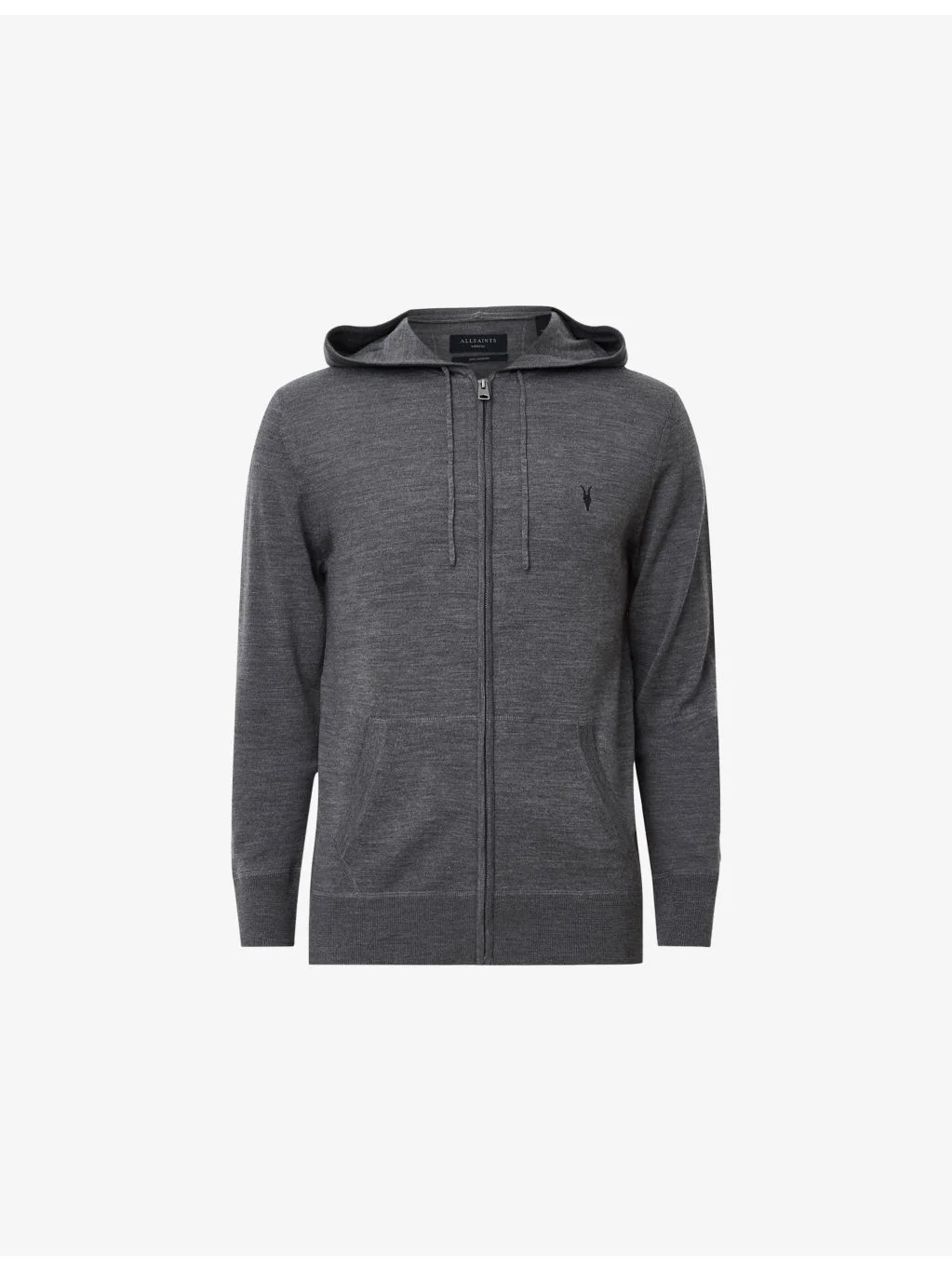Mode zipped merino-wool hoody - 1