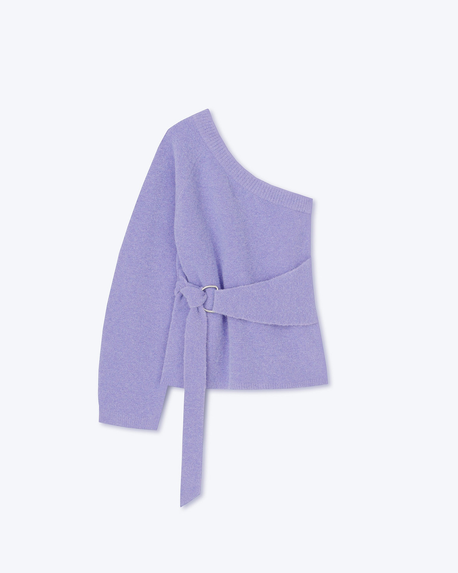 ANCA - One shoulder belted knit - Lilac - 1