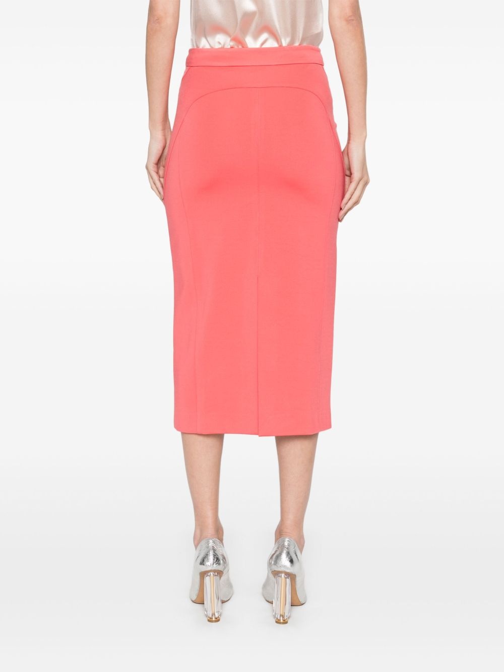 panelled midi skirt - 4