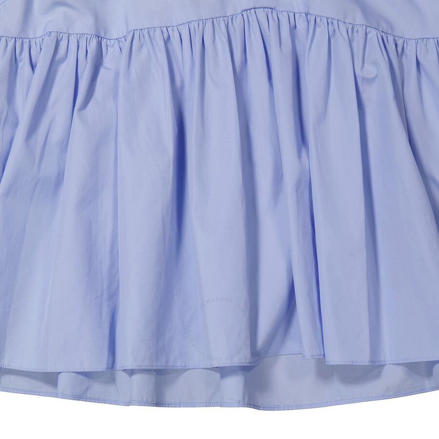 3.1 Phillip Lim Ladies Blue V Neck Cotton Poplin Top - 7