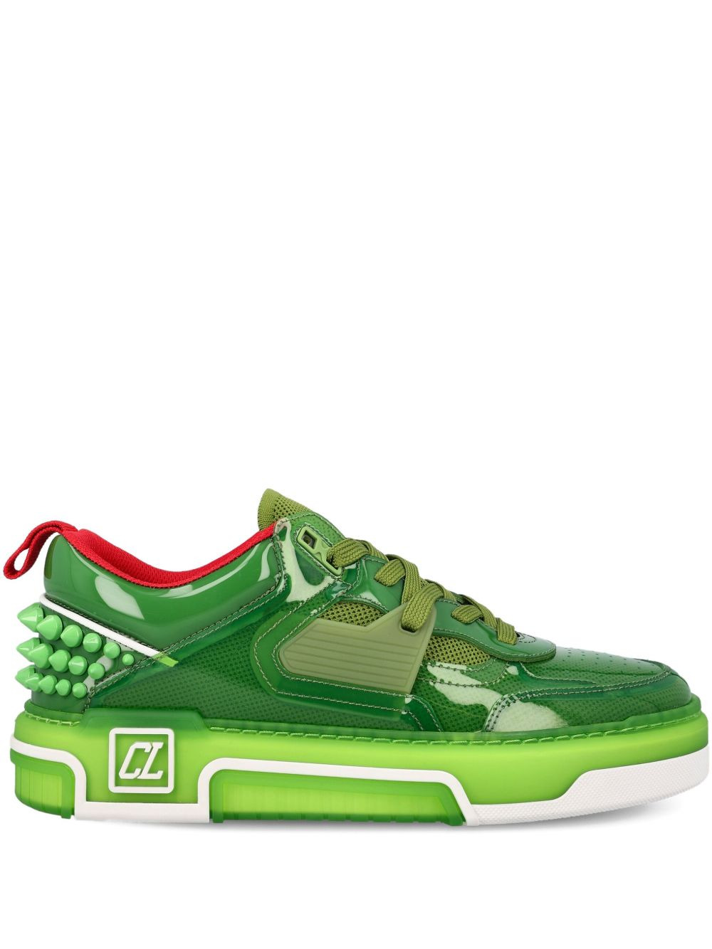 Astrocool spike-detail leather sneakers - 1