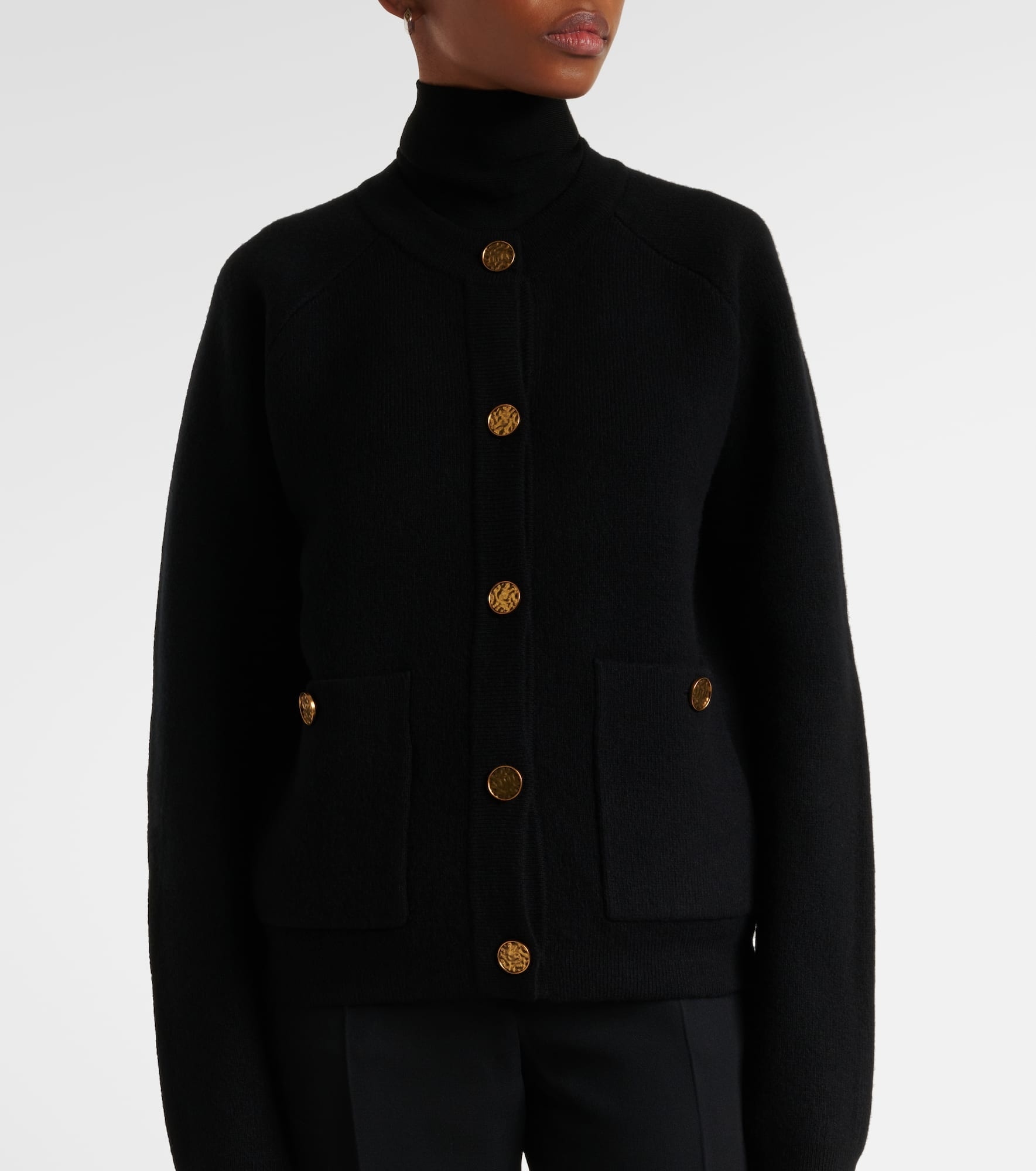 Wool and cashmere-blend cardigan - 6