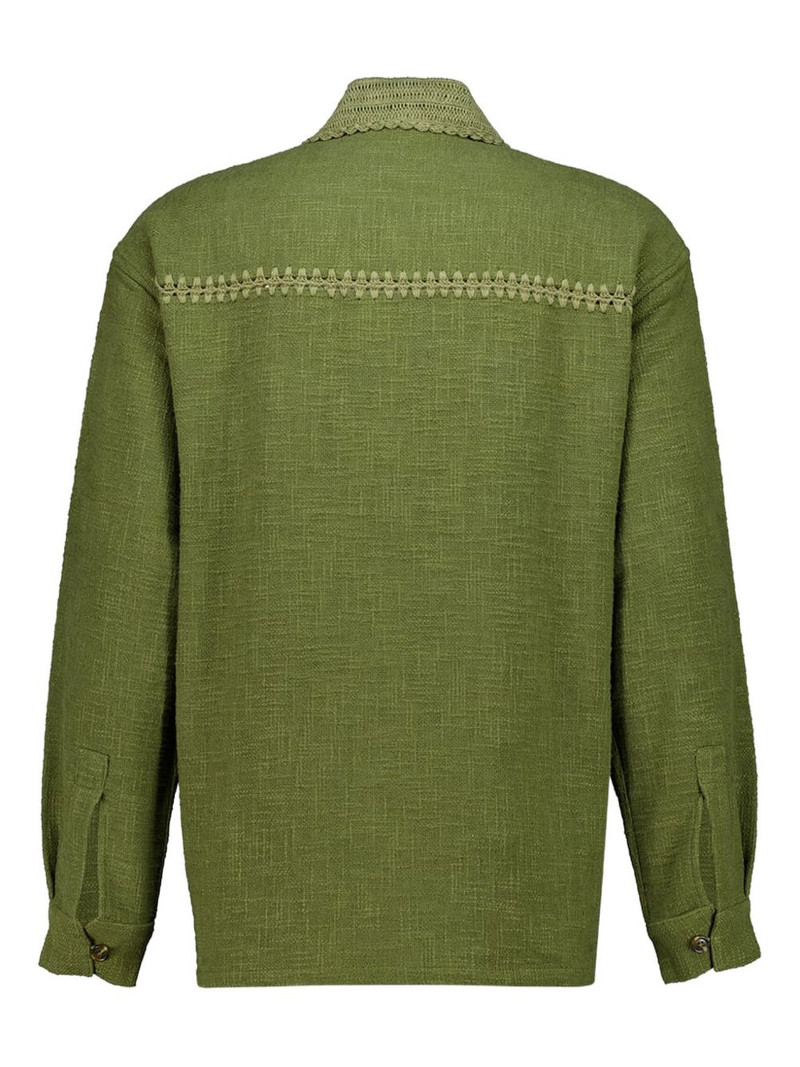 baziszt Sofia lace-up polo shirt outlook