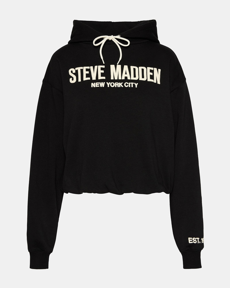 SM LOGO HOODIE BLACK 1