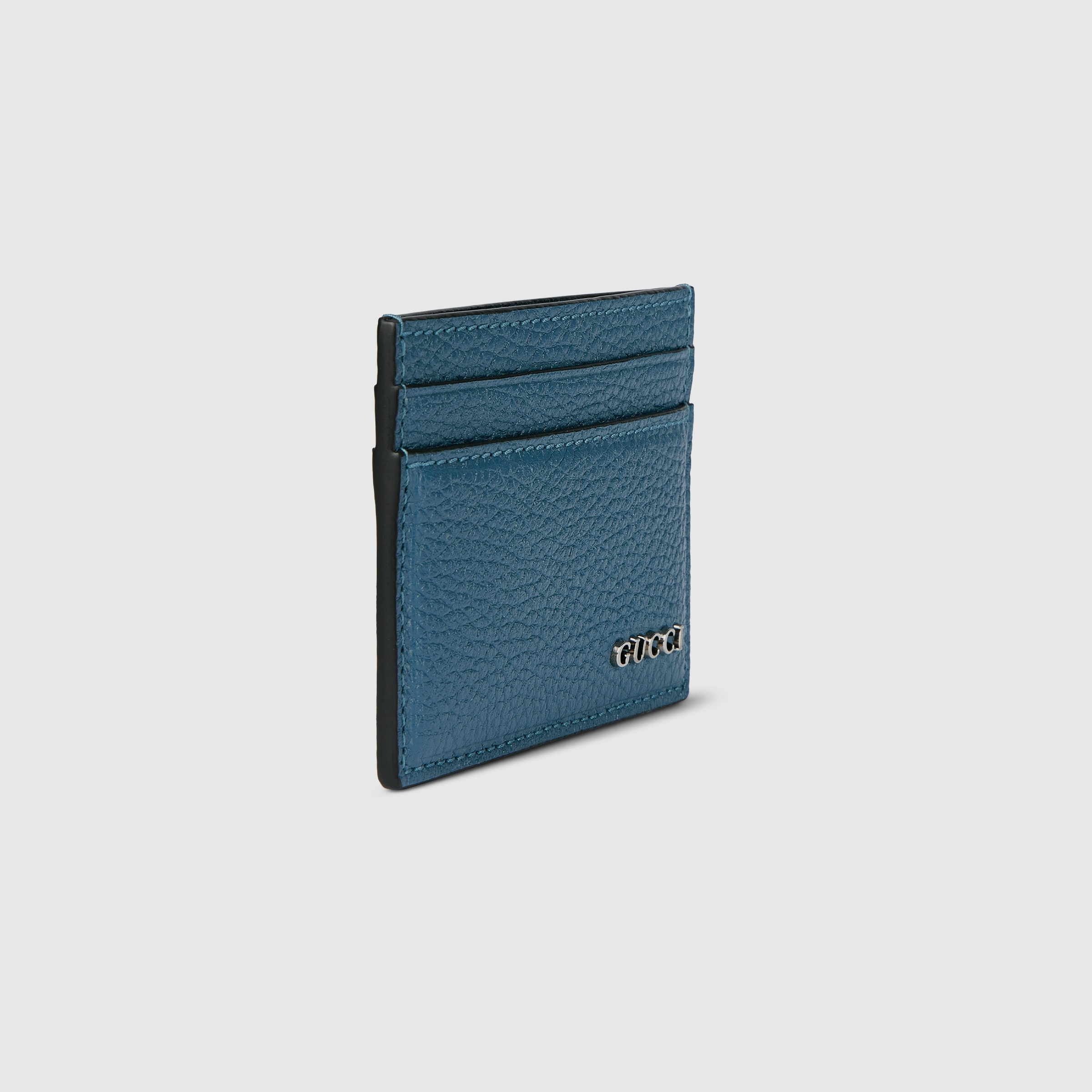 Card case with Gucci script - 3