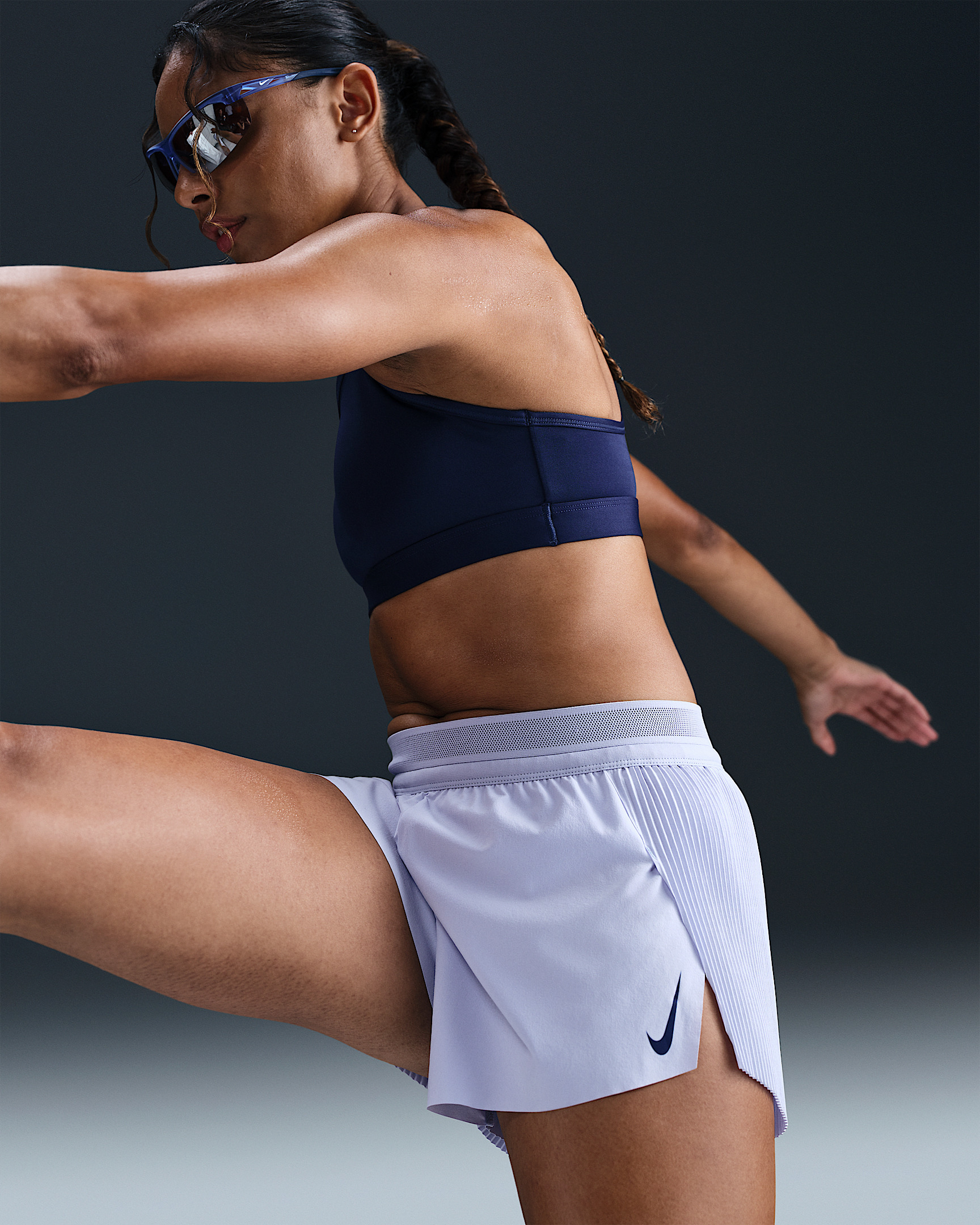 Nike AeroSwift Women's Dri-FIT ADV Mid-Rise Brief-Lined 3" Running Shorts - 5