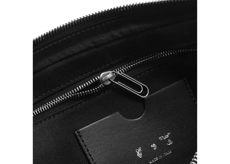 Off-White Off-White Logo Nylon Pouch Bag Black outlook