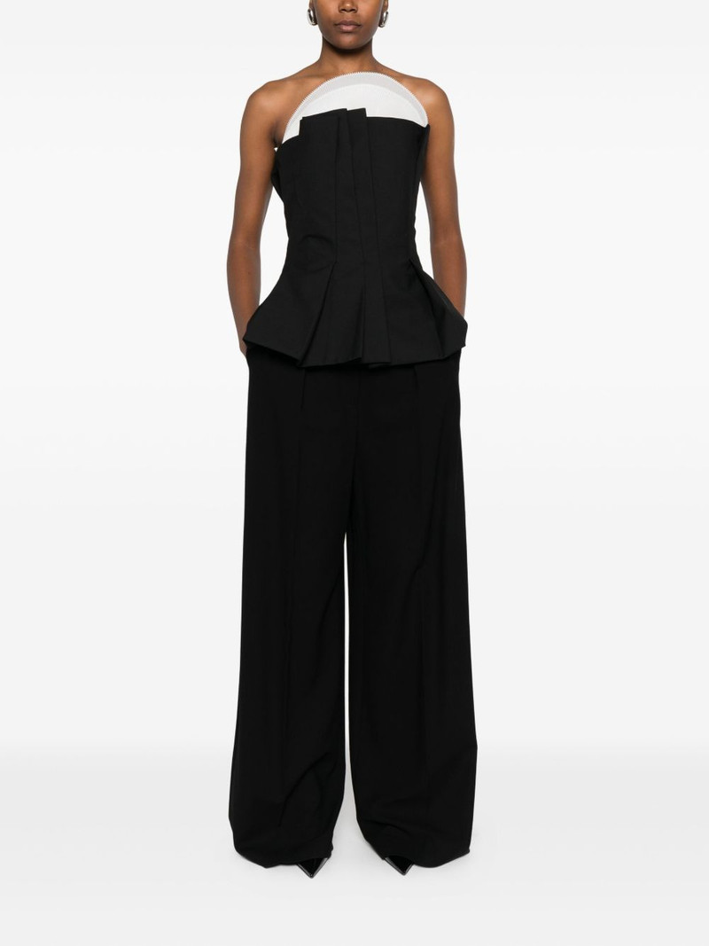 RÓHE pleated bustier top outlook