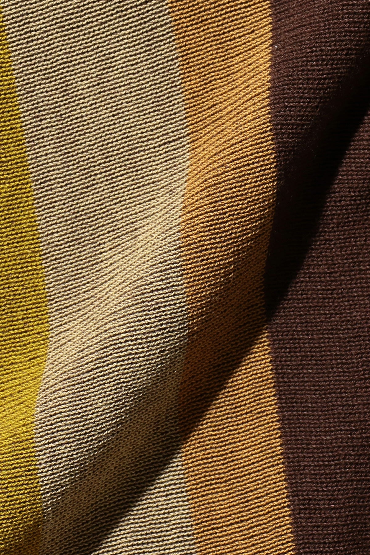 Knit Polo Stripe Argyle - Dark Brown - 3