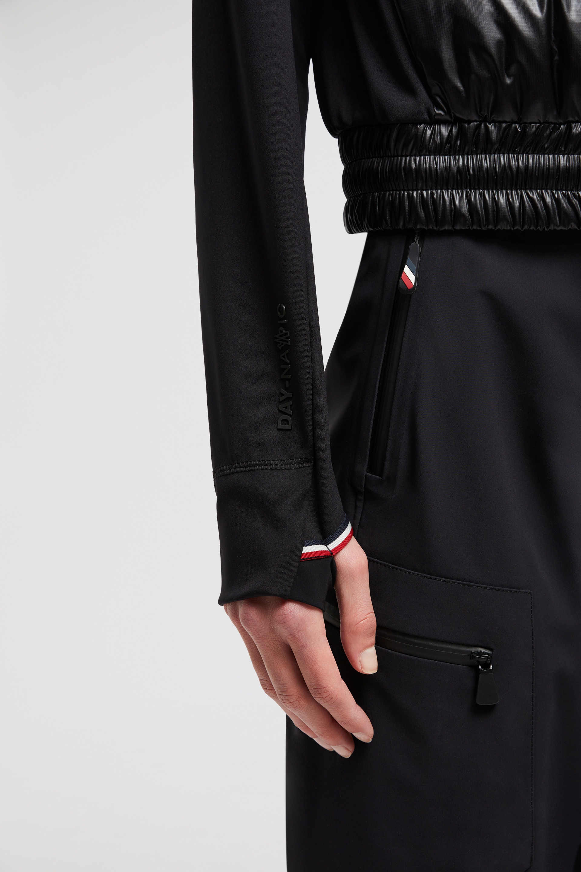 Padded Zip-Up Jersey Cardigan - 7