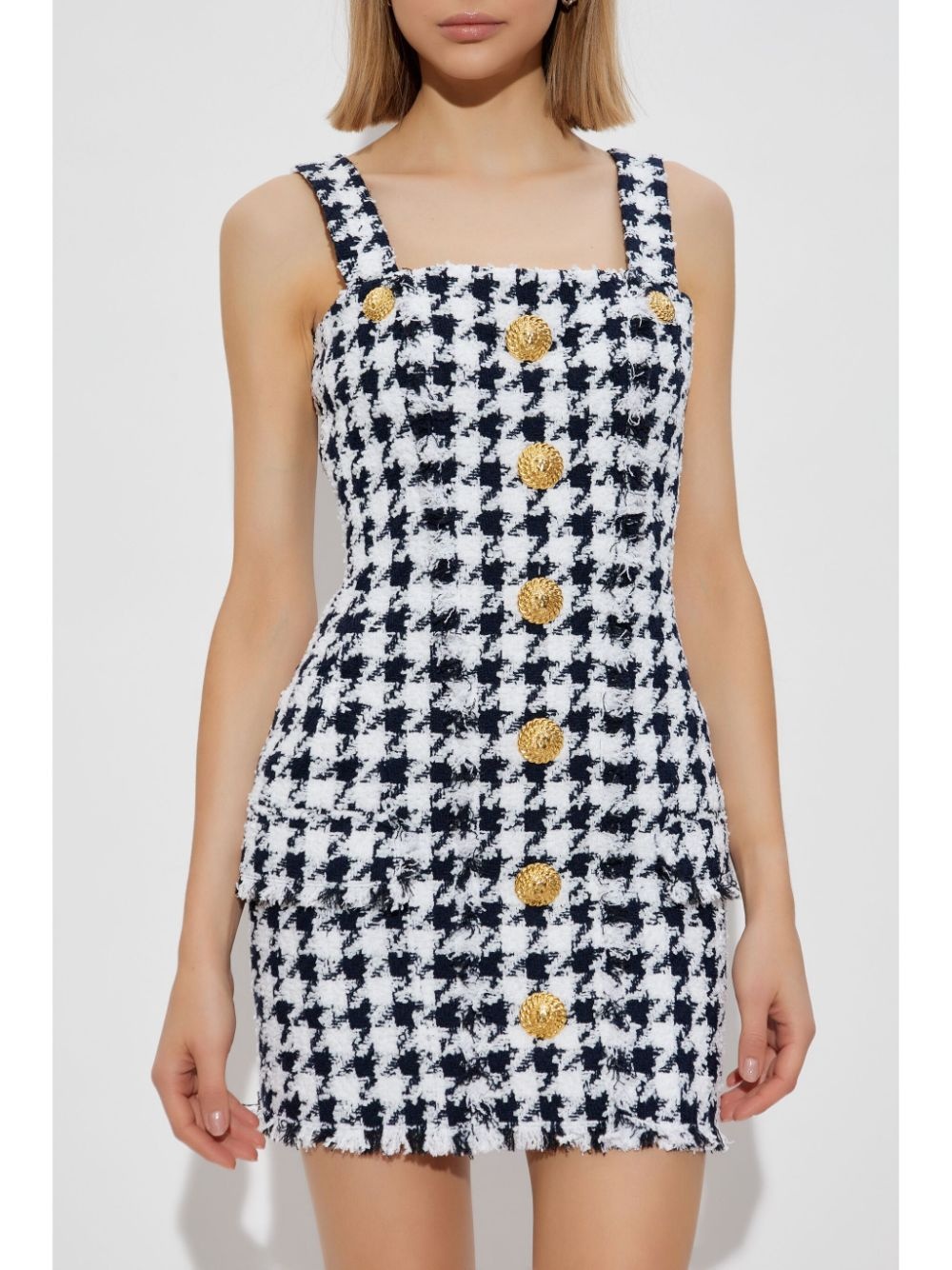 tweed mini dress - 3