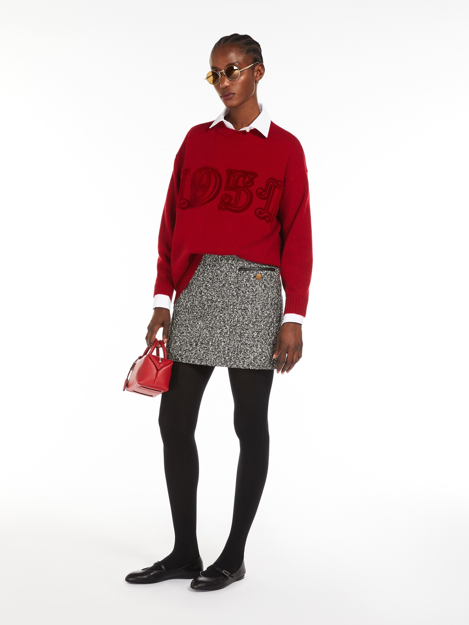 COSA Wool tweed miniskirt - 2