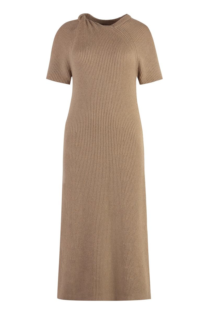 Stella Mccartney STELLA MCCARTNEY RIBBED KNIT MIDI DRESS - 1