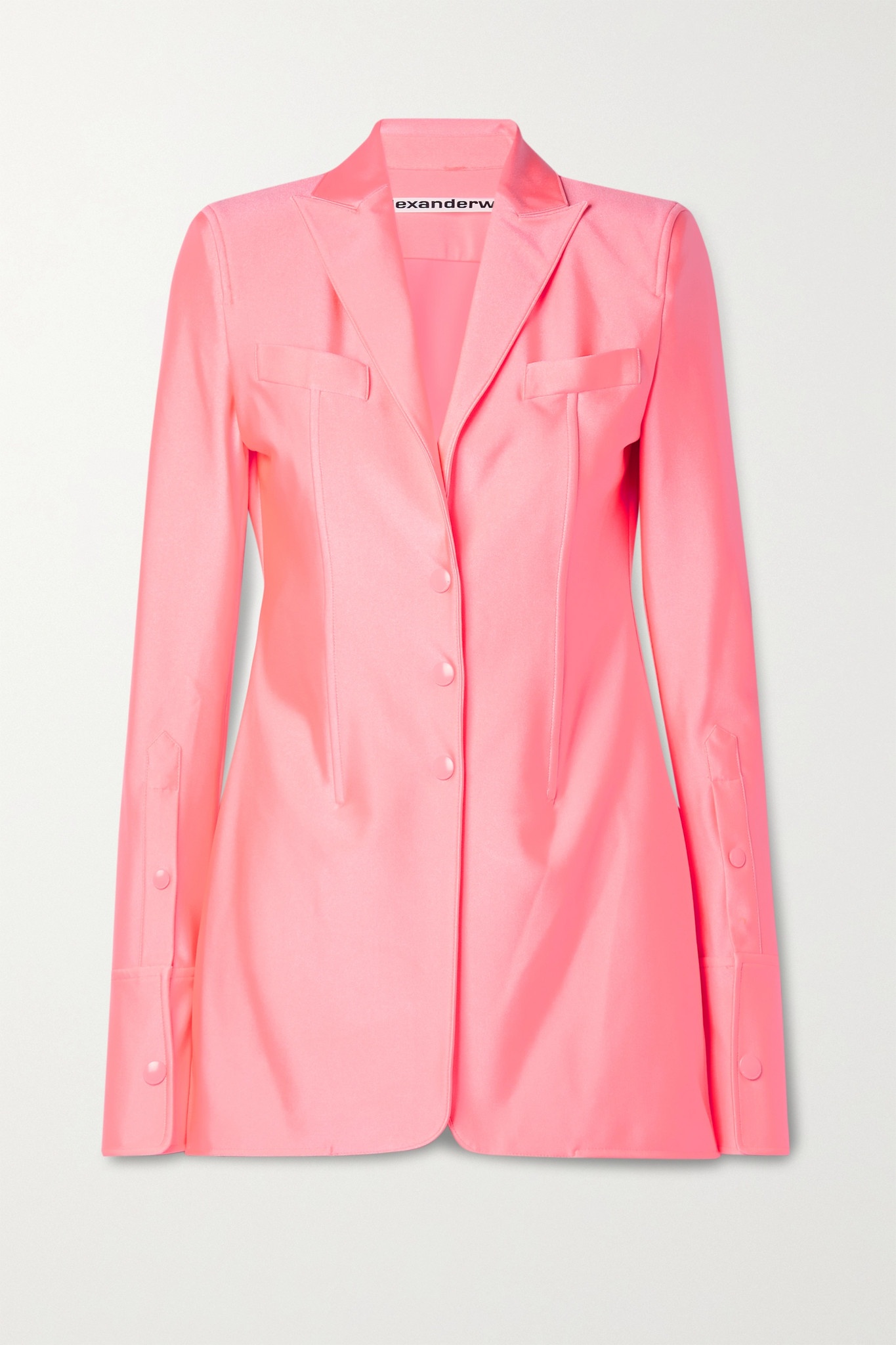 Neon stretch-jersey blazer - 1