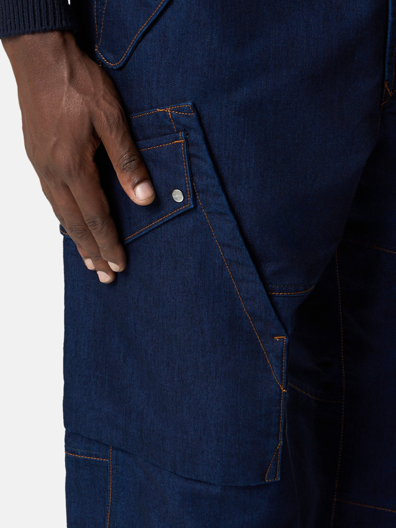 3100045 INDIGO POLYPROPYLENE DENIM LIGHT-RINSED 5