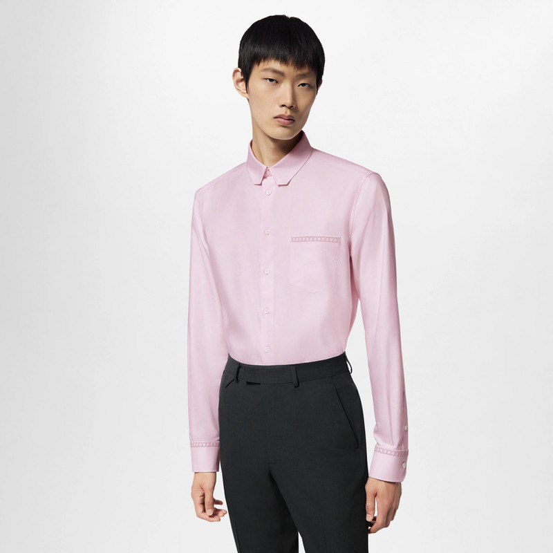 Embroidered Long-Sleeved Cotton Shirt 3