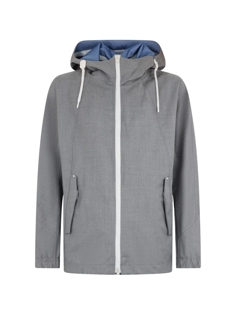 zip-up hooded jacket - 1