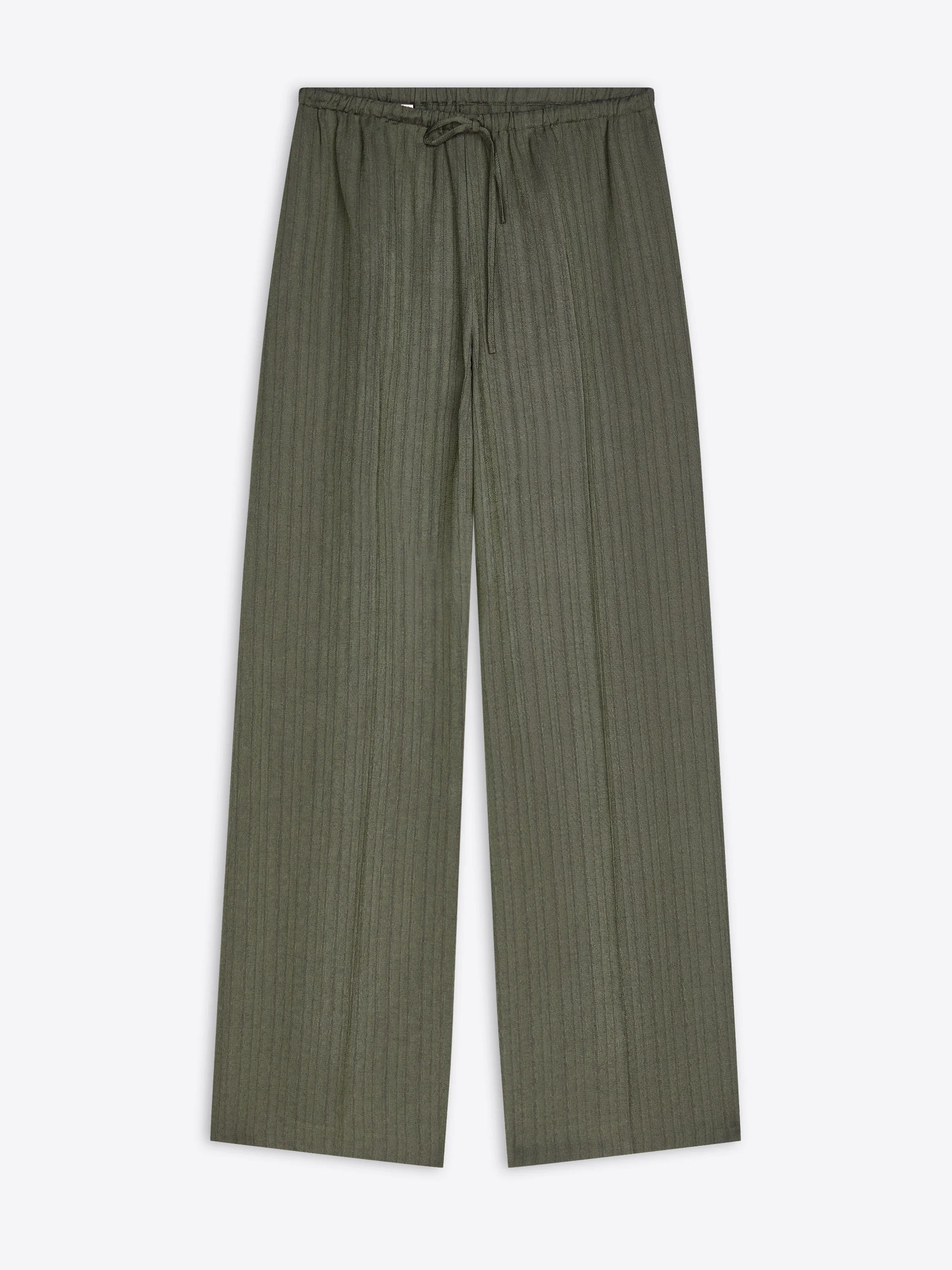 ELASTICATED VISCOSE PANTS - 1
