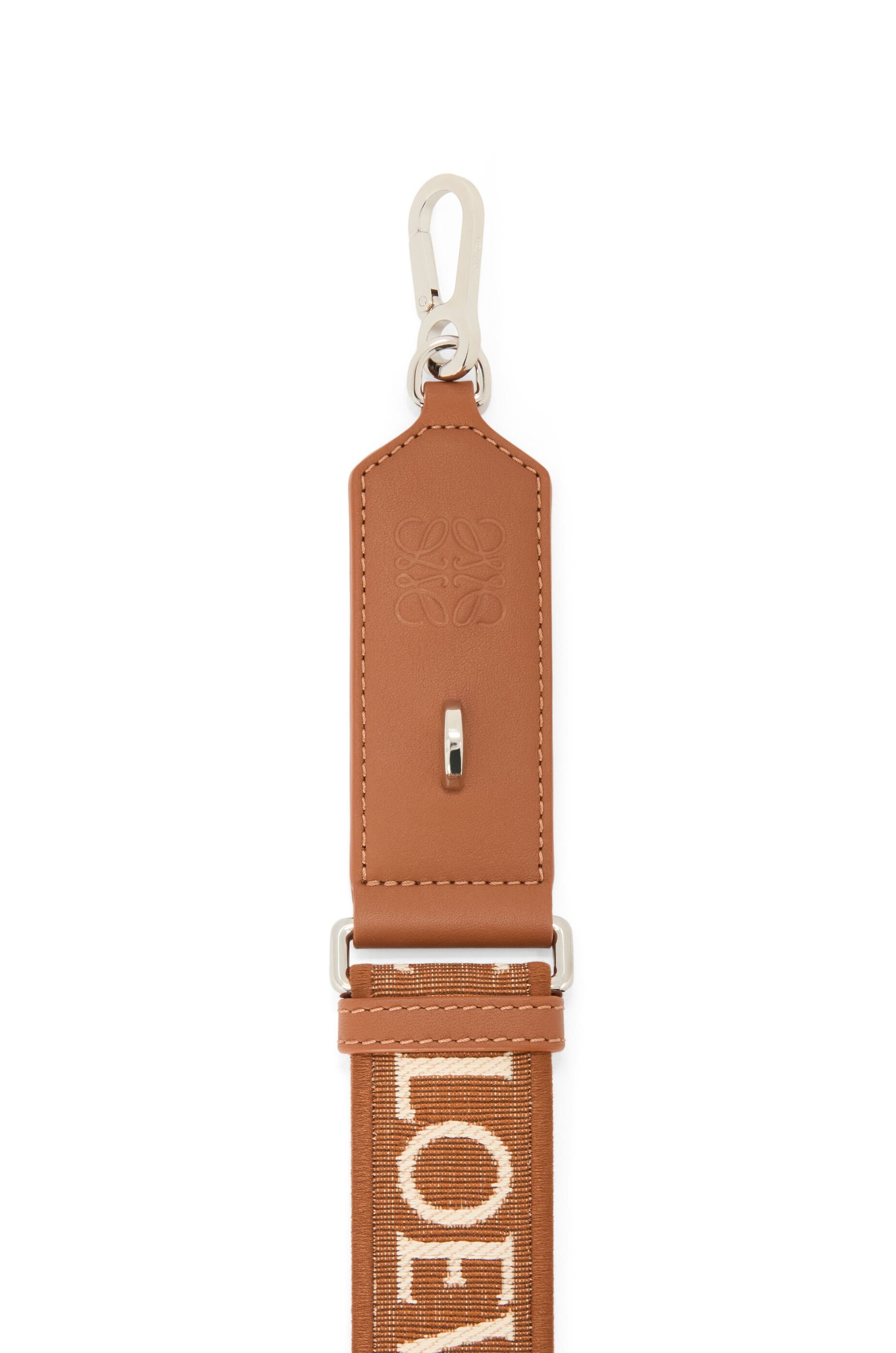 Anagram strap in jacquard and calfskin - 2
