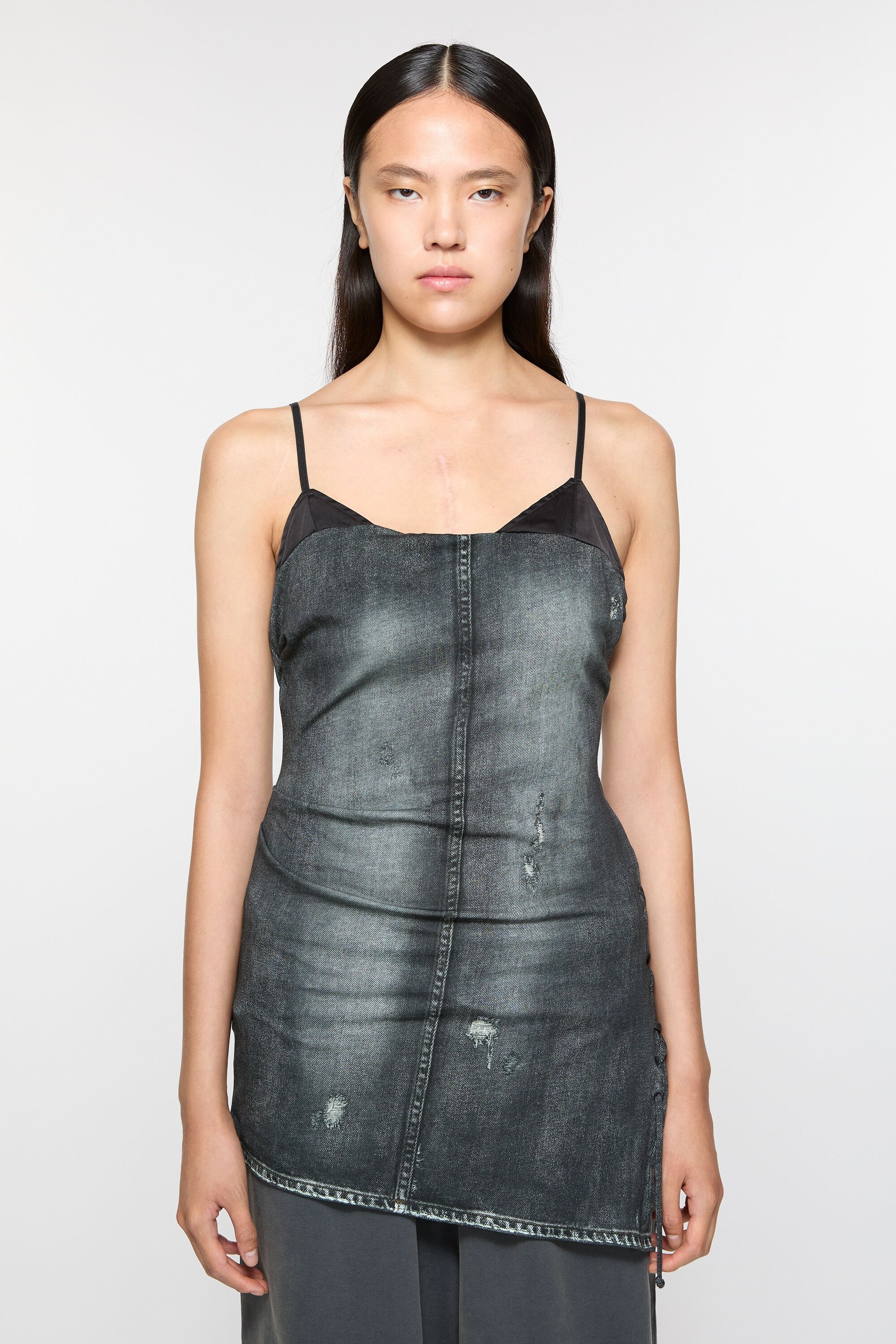 Printed strap top - Vintage black - 2