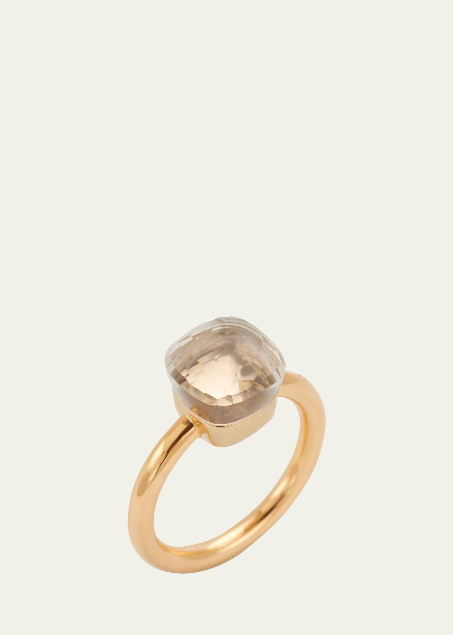Nudo Classic 18k Gold White Topaz Ring, Size 56 - 3