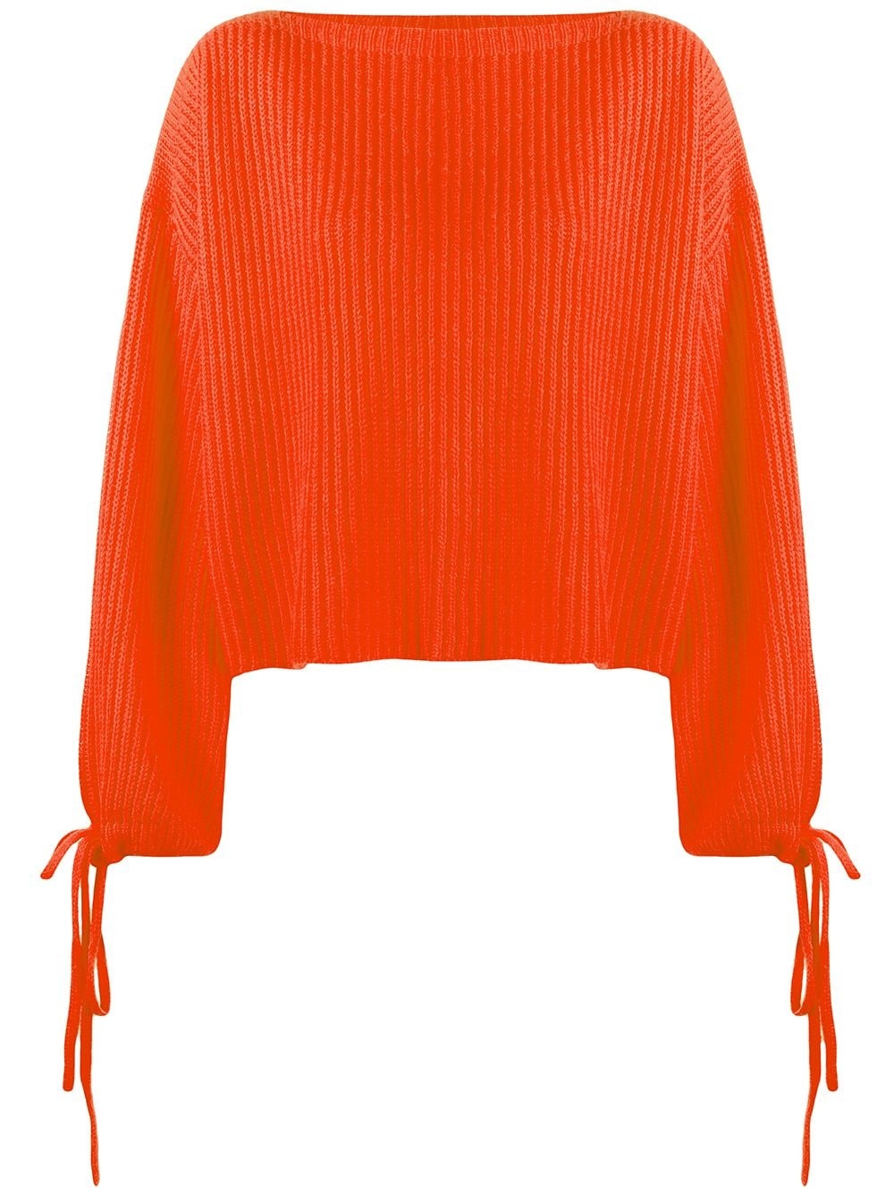 drawstring sleeves jumper - 1