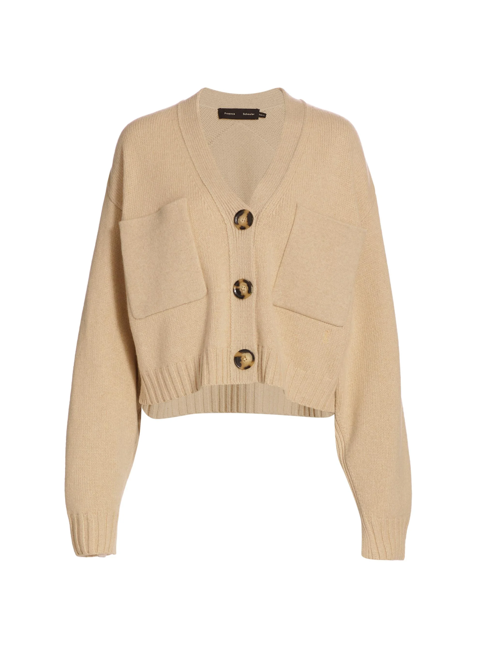 Women's Eco Cashmere Core Knit Cardigan - Oatmeal - 1